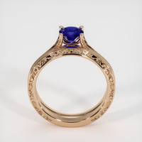 0.88 Ct. Color Change Sapphire Ring, 14K Rose Gold 3