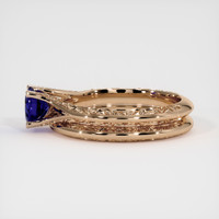 0.88 Ct. Color Change Sapphire Ring, 14K Rose Gold 4