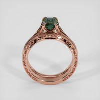 1.24 Ct. Bi Color Sapphire Ring, 14K Rose Gold 3