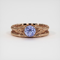 1.18 Ct. Sapphire Ring, 18K Rose Gold 1