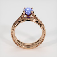 1.18 Ct. Sapphire Ring, 18K Rose Gold 3