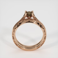 0.56 Ct. Sapphire Ring, 18K Rose Gold 3