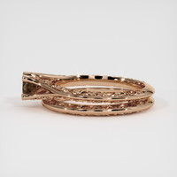 0.56 Ct. Sapphire Ring, 18K Rose Gold 4