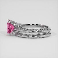 1.63 Ct. Pink Spinel Ring, Silver 4