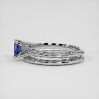 0.69 Ct. Blue Spinel Ring, Silver 4