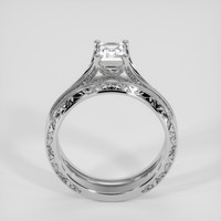 0.90 Ct. White Sapphire Ring, Silver 3