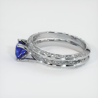 0.69 Ct. Sapphire Ring, 14K White Gold 4