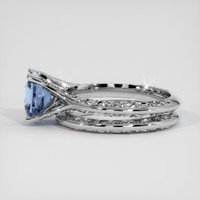 2.07 Ct. Sapphire Ring, 14K White Gold 4