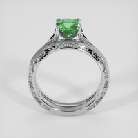 1.60 Ct. Green Sapphire Ring, 14K White Gold 3