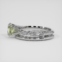 1.48 Ct. Green Sapphire Ring, 14K White Gold 4