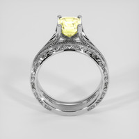 2.53 Ct. Yellow Sapphire Ring, 14K White Gold 3