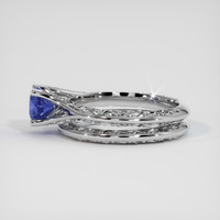 1.15 Ct. Sapphire Ring, 14K White Gold 4