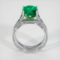 2.62 Ct. Emerald Ring, 18K White Gold 3