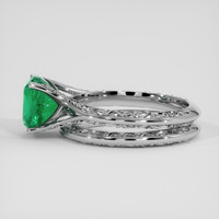 3.37 Ct. Emerald Ring, 18K White Gold 4