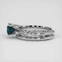 1.49 Ct. Sapphire Ring, 18K White Gold 4
