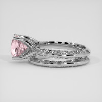 2.12 Ct. Padparadscha Sapphire Ring, 18K White Gold 4