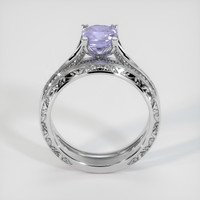 1.34 Ct. Purple Sapphire Ring, 18K White Gold 3