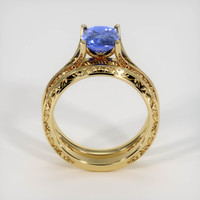 2.08 Ct. Blue Sapphire Ring, 10K Yellow Gold 3