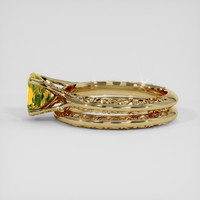 1.52 Ct. Bi Color / Parti Sapphire Ring, 10K Yellow Gold 4