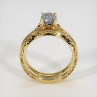1.05 Ct. Grey Sapphire Ring, 10K Yellow Gold 3
