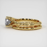 1.05 Ct. Grey Sapphire Ring, 10K Yellow Gold 4