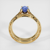0.66 Ct. Sapphire Ring, 14K Yellow Gold 3