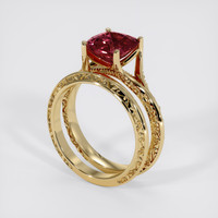 2.54 Ct. Gemstone Ring, 14K Yellow Gold 2