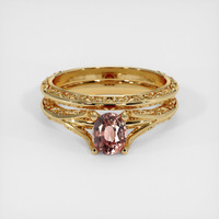 1.20 Ct. Sapphire Ring, 14K Yellow Gold 1