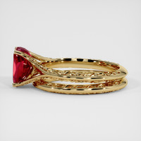 1.89 Ct. Ruby Ring, 14K Yellow Gold 4