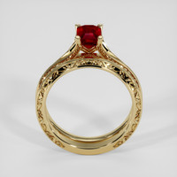 1.17 Ct. Ruby Ring, 14K Yellow Gold 3