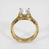 2.29 Ct. White Sapphire Ring, 14K Yellow Gold 3