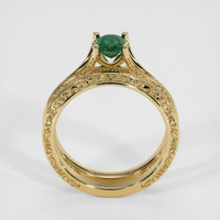 0.95 Ct. Sapphire Ring, 14K Yellow Gold 3
