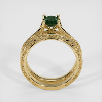 1.04 Ct. Green Sapphire Ring, 14K Yellow Gold 3