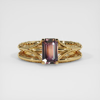1.33 Ct. Bi Color Sapphire Ring, 14K Yellow Gold 1