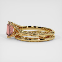 1.33 Ct. Bi Color Sapphire Ring, 14K Yellow Gold 4