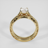 1.57 Ct. White Sapphire Ring, 14K Yellow Gold 3