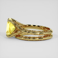 2.64 Ct. Yellow Sapphire Ring, 14K Yellow Gold 4