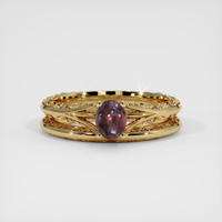 0.78 Ct. Sapphire Ring, 14K Yellow Gold 1