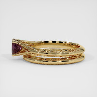 0.78 Ct. Sapphire Ring, 14K Yellow Gold 4