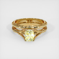 1.60 Ct. Yellow Sapphire Ring, 14K Yellow Gold 1