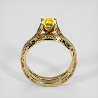 1.52 Ct. Bi Color / Parti Sapphire Ring, 18K Yellow Gold 3