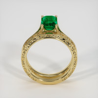 2.77 Ct. Emerald Ring, 18K Yellow Gold 3