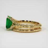 2.77 Ct. Emerald Ring, 18K Yellow Gold 4