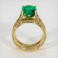 2.62 Ct. Emerald Ring, 18K Yellow Gold 3