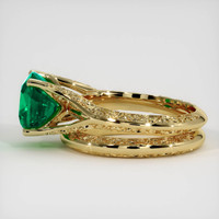 2.62 Ct. Emerald Ring, 18K Yellow Gold 4