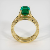 1.93 Ct. Emerald Ring, 18K Yellow Gold 3