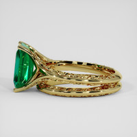 2.38 Ct. Emerald Ring, 18K Yellow Gold 4