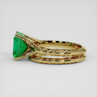 2.35 Ct. Emerald Ring, 18K Yellow Gold 4