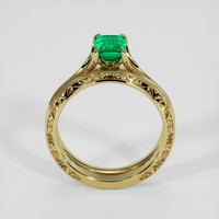 1.52 Ct. Emerald Ring, 18K Yellow Gold 3