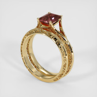 1.32 Ct. Gemstone Ring, 18K Yellow Gold 2